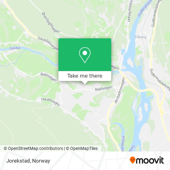 Jorekstad map