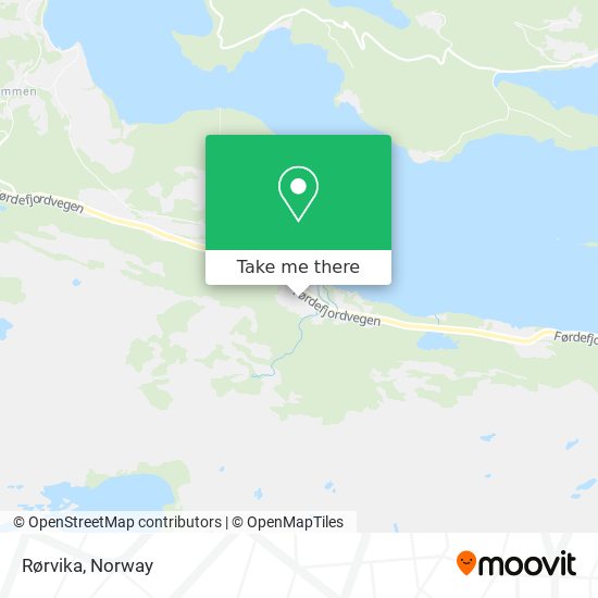 Rørvika map