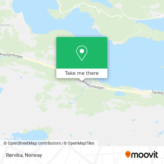 Rørvika map
