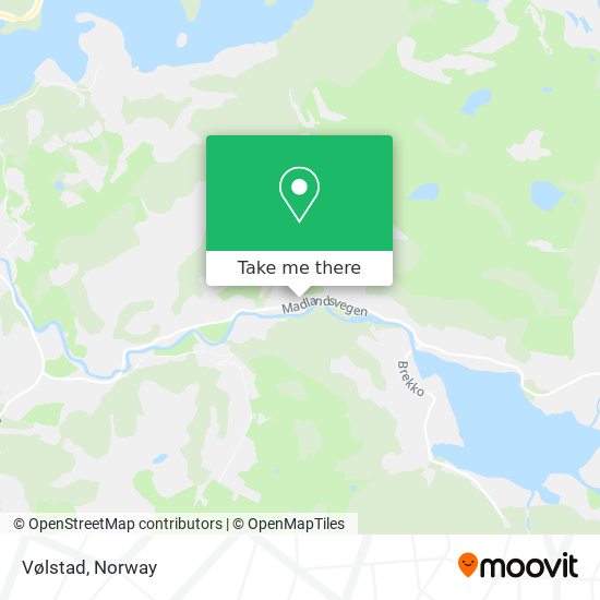 Vølstad map