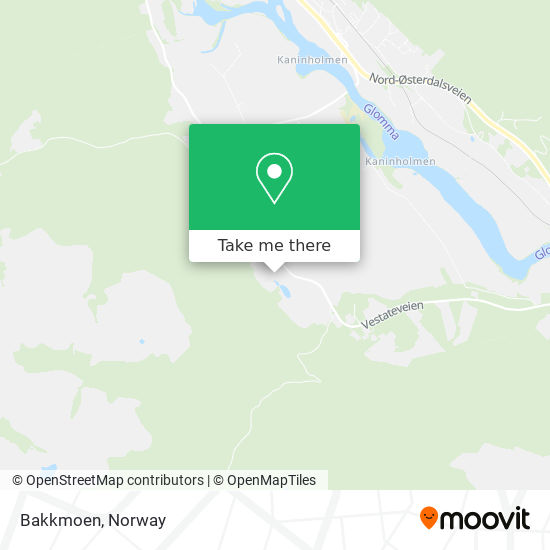 Bakkmoen map