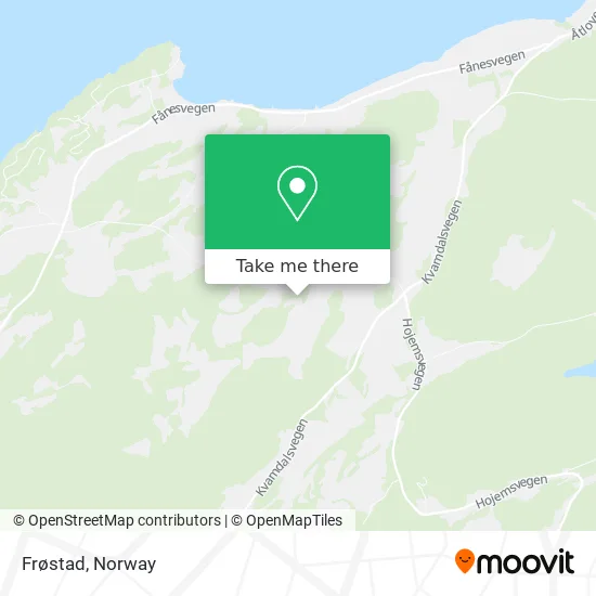 Frøstad map