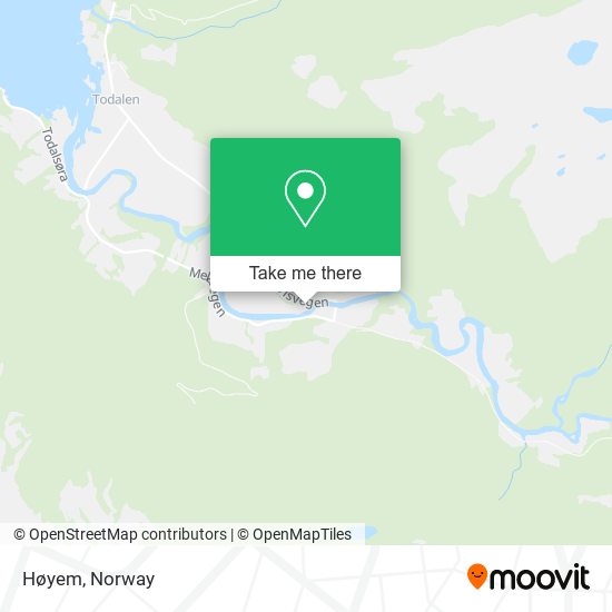 Høyem map