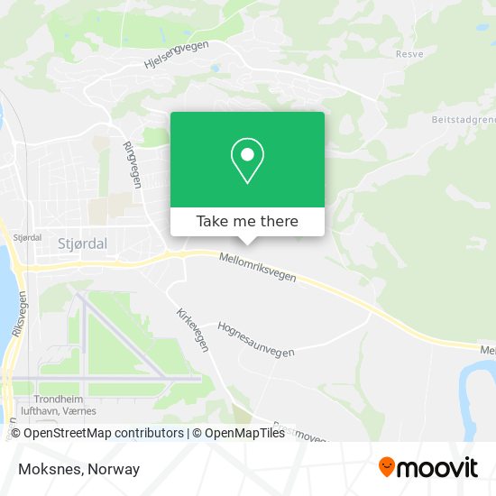 Moksnes map