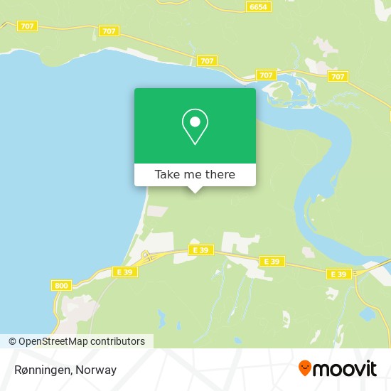 Rønningen map