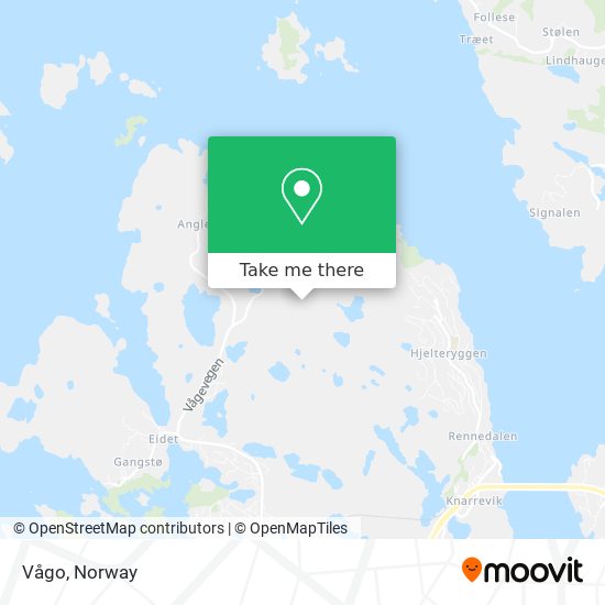 Vågo map