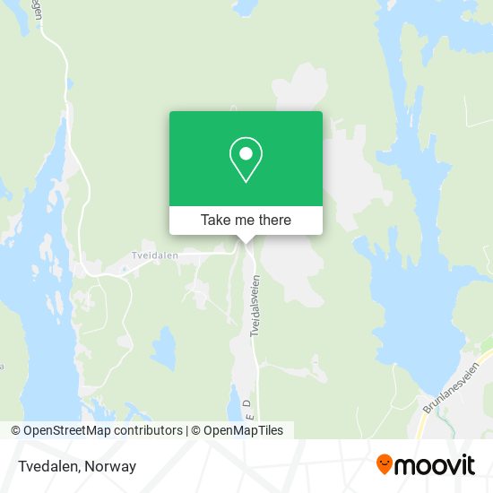 Tvedalen map