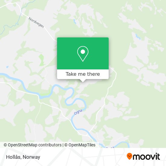 Hollås map