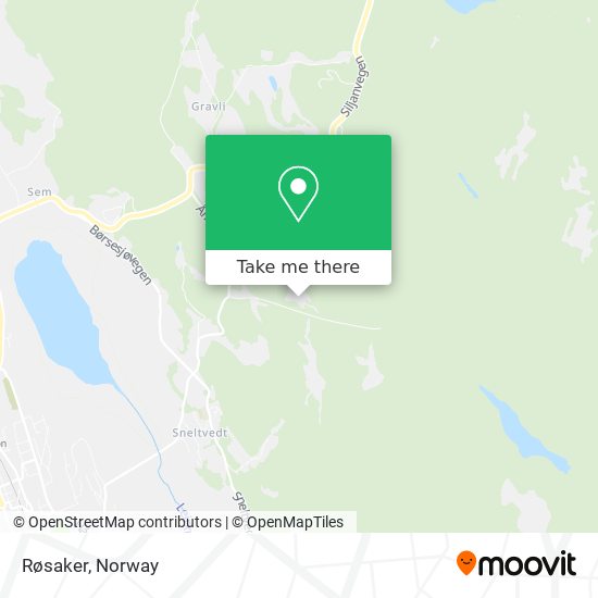 Røsaker map