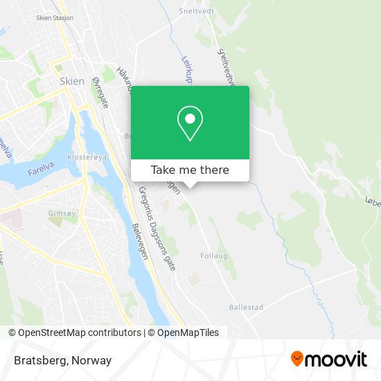 Bratsberg map