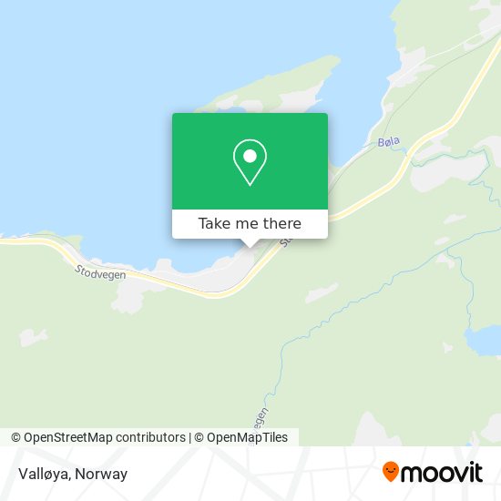 Valløya map
