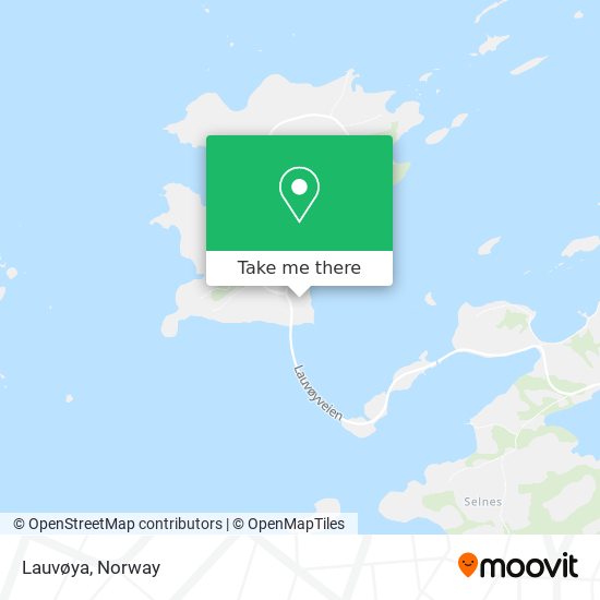 Lauvøya map