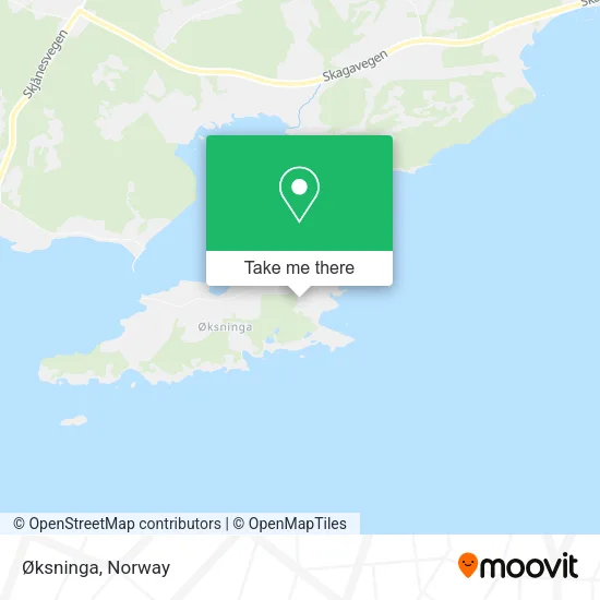 Øksninga map