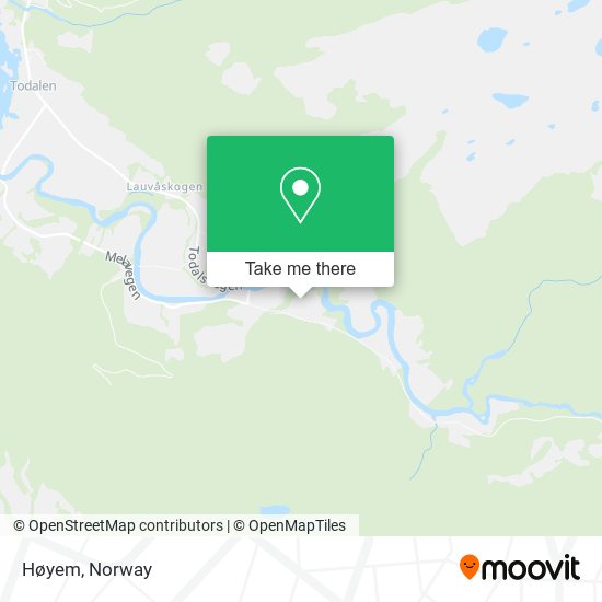 Høyem map