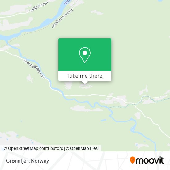 Grønnfjell map