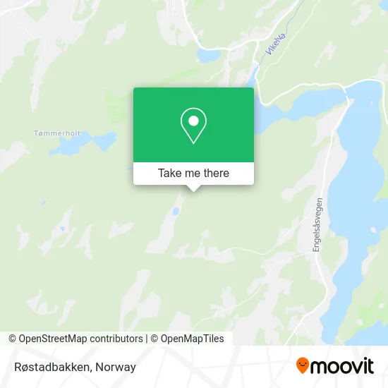Røstadbakken map