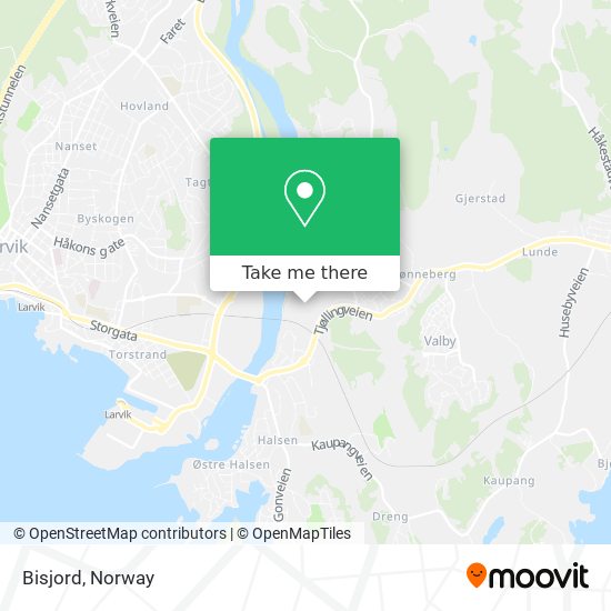 Bisjord map