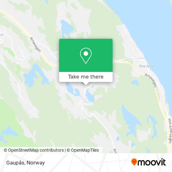 Gaupås map