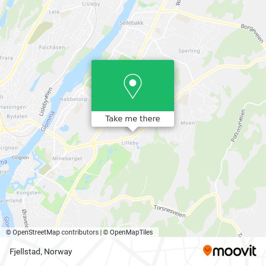 Fjellstad map