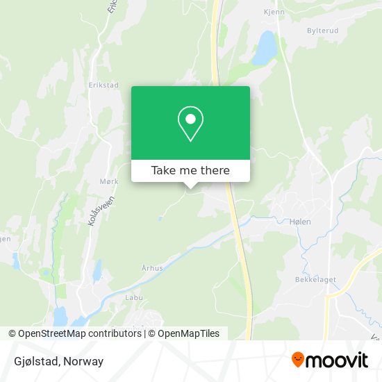 Gjølstad map