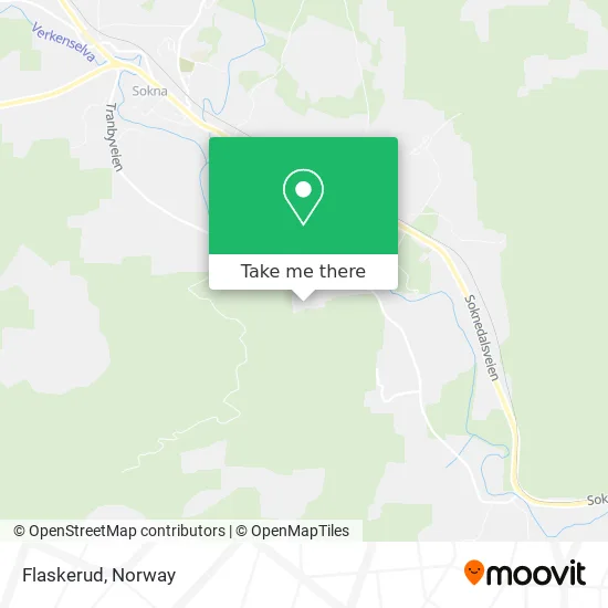 Flaskerud map