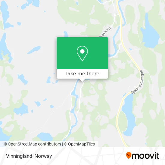 Vinningland map