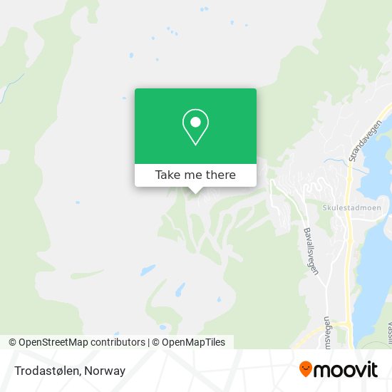 Trodastølen map