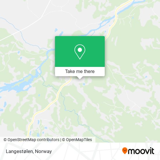 Langestølen map