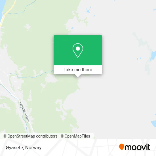 Øyasete map