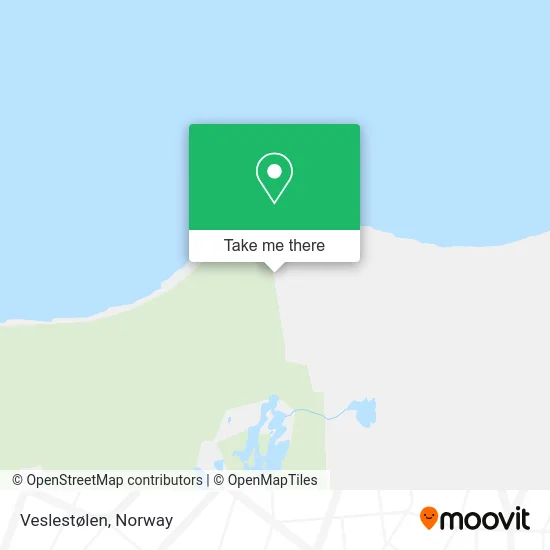Veslestølen map