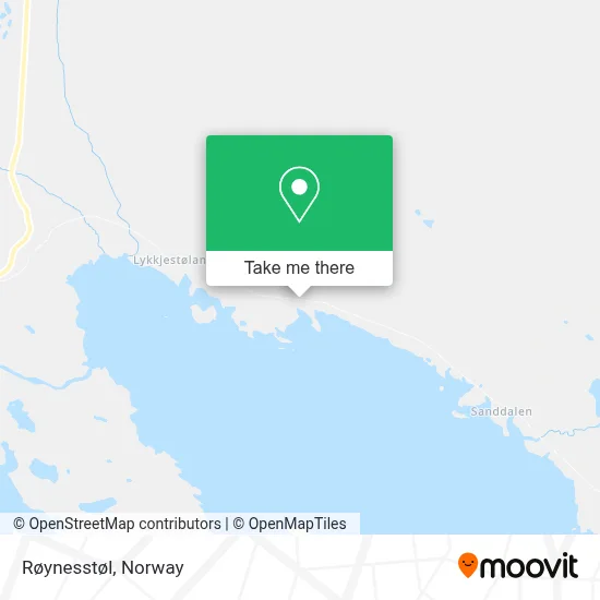 Røynesstøl map