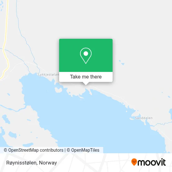 Røynisstølen map