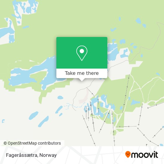 Fageråssætra map