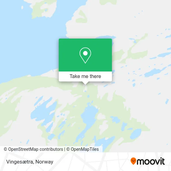 Vingesætra map