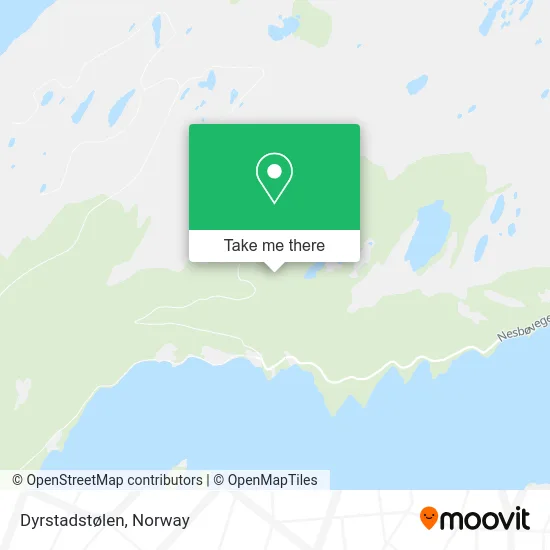 Dyrstadstølen map