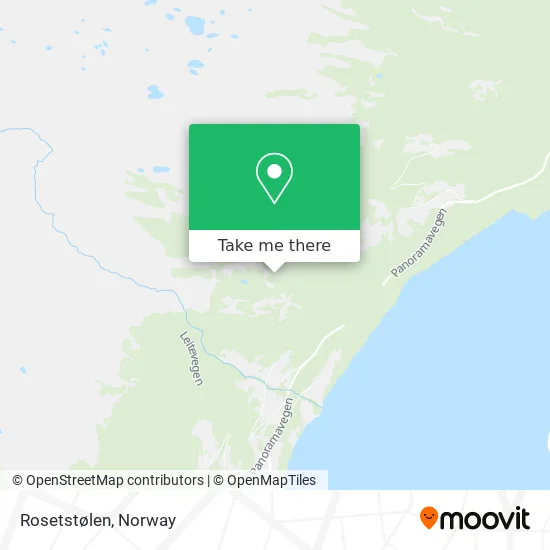 Rosetstølen map