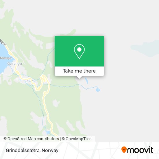 Grinddalssætra map