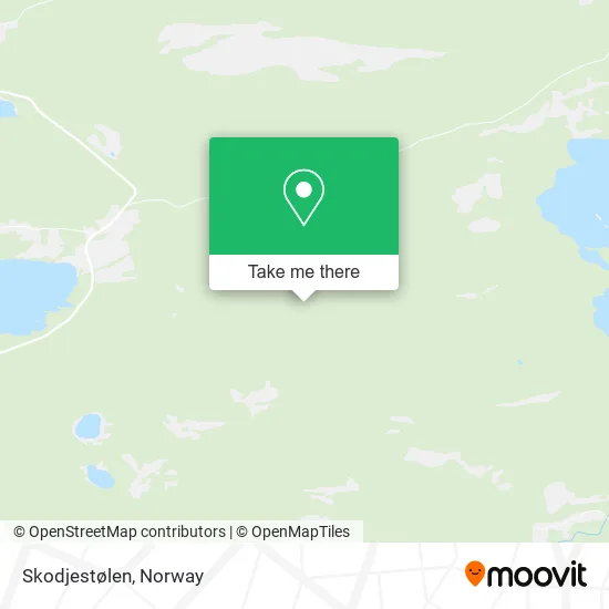 Skodjestølen map