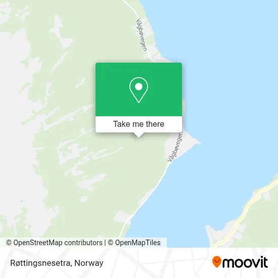 Røttingsnesetra map