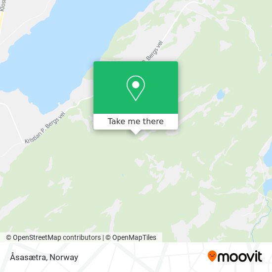 Åsasætra map