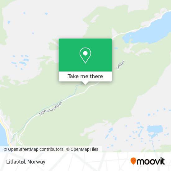 Litlastøl map