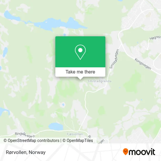 Rørvollen map
