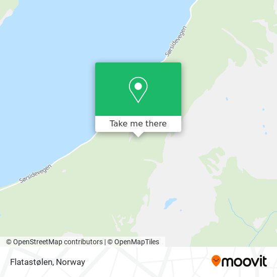 Flatastølen map