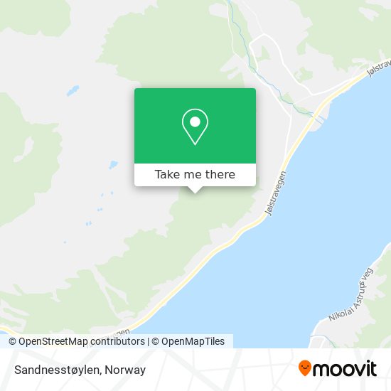 Sandnesstøylen map