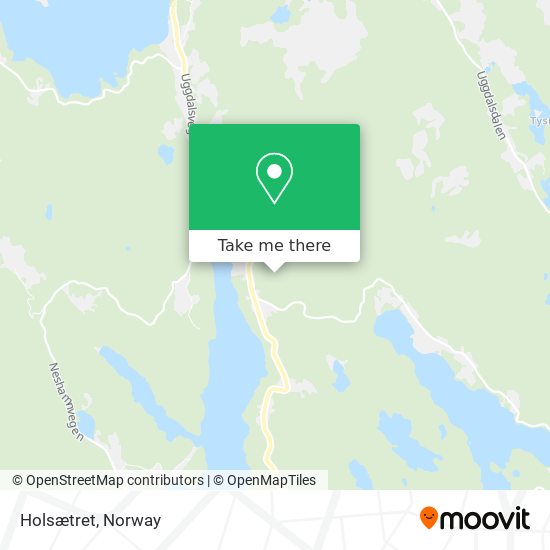 Holsætret map