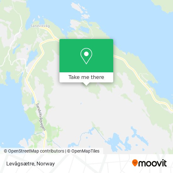 Levågsætre map