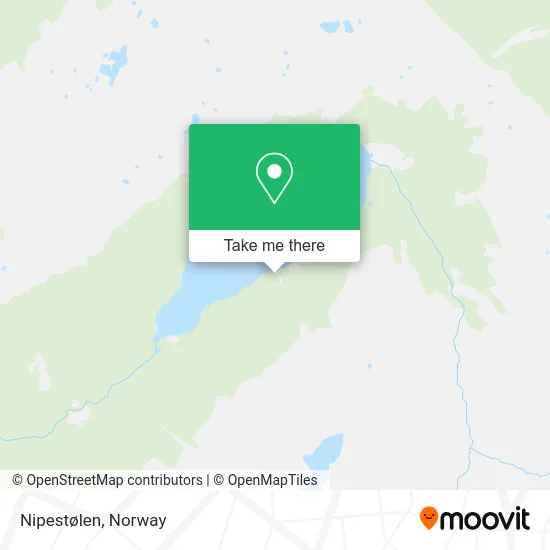 Nipestølen map