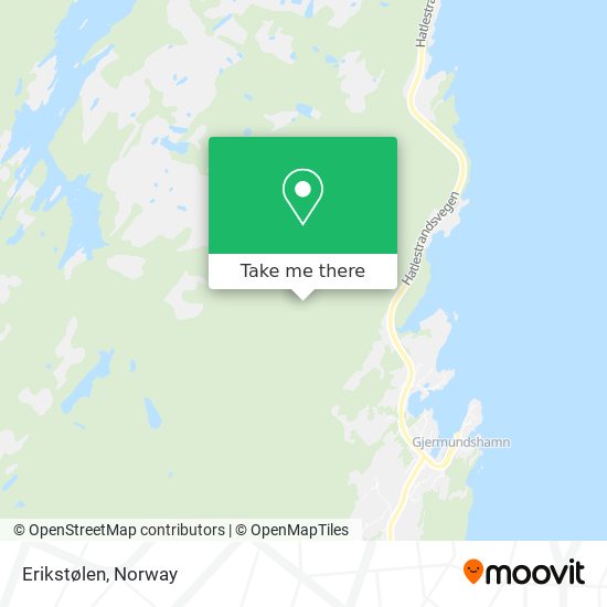 Erikstølen map