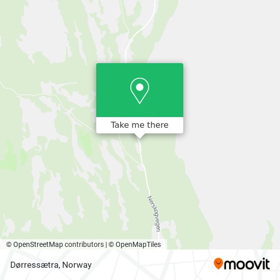 Dørressætra map