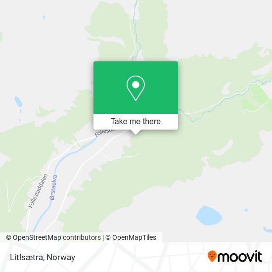 Litlsætra map